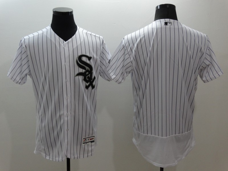 Chicago White Sox Customized Men's White(Black Strip) Flexbase Collection Stitched Baseball Jersey,We sell and wholesale Chicago White Sox Customized Men's White(Black Strip) Flexbase Collection Stitched Baseball Jersey on line form chian!